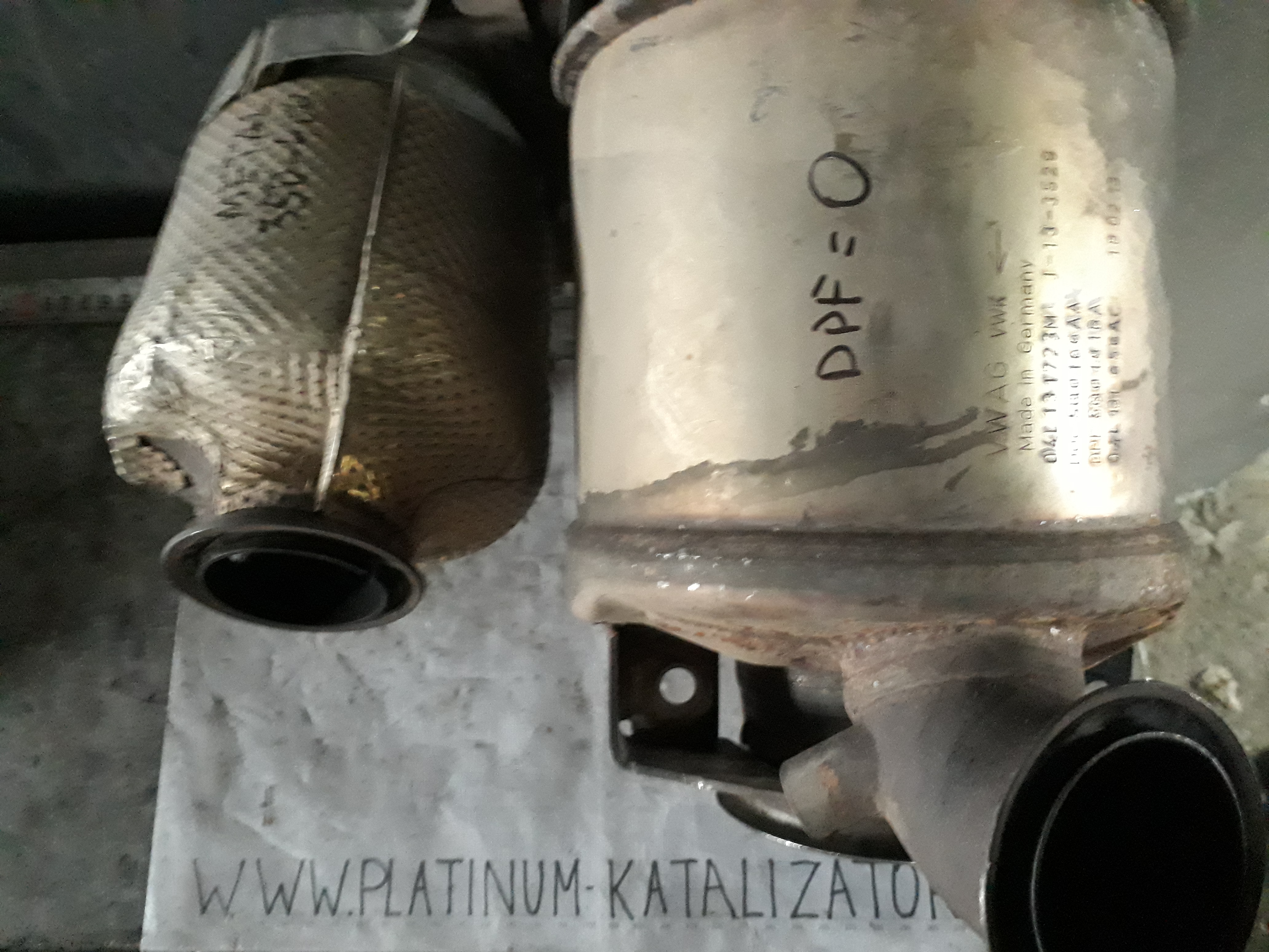 Katalizator 04L131723M 5Q0166AA 5Q0181BA dpf