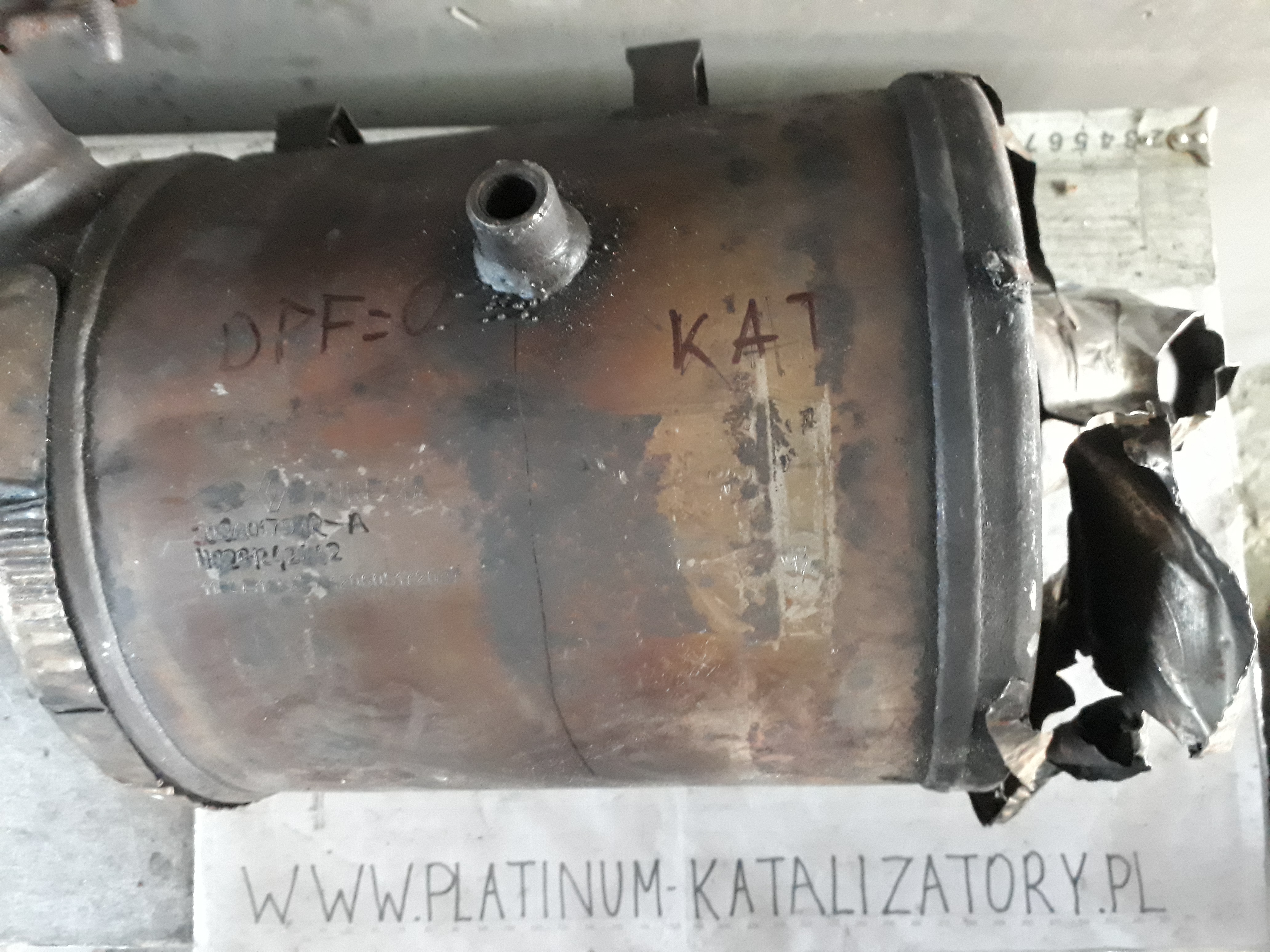 Katalizator 208A01792R A H8201242442 Kat dpf=0