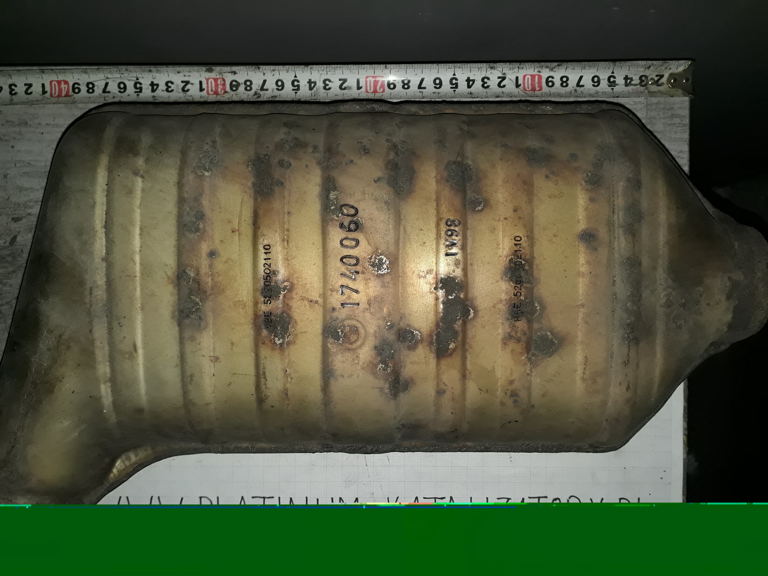Katalizator 1740060 VBE/HBE 5280502110