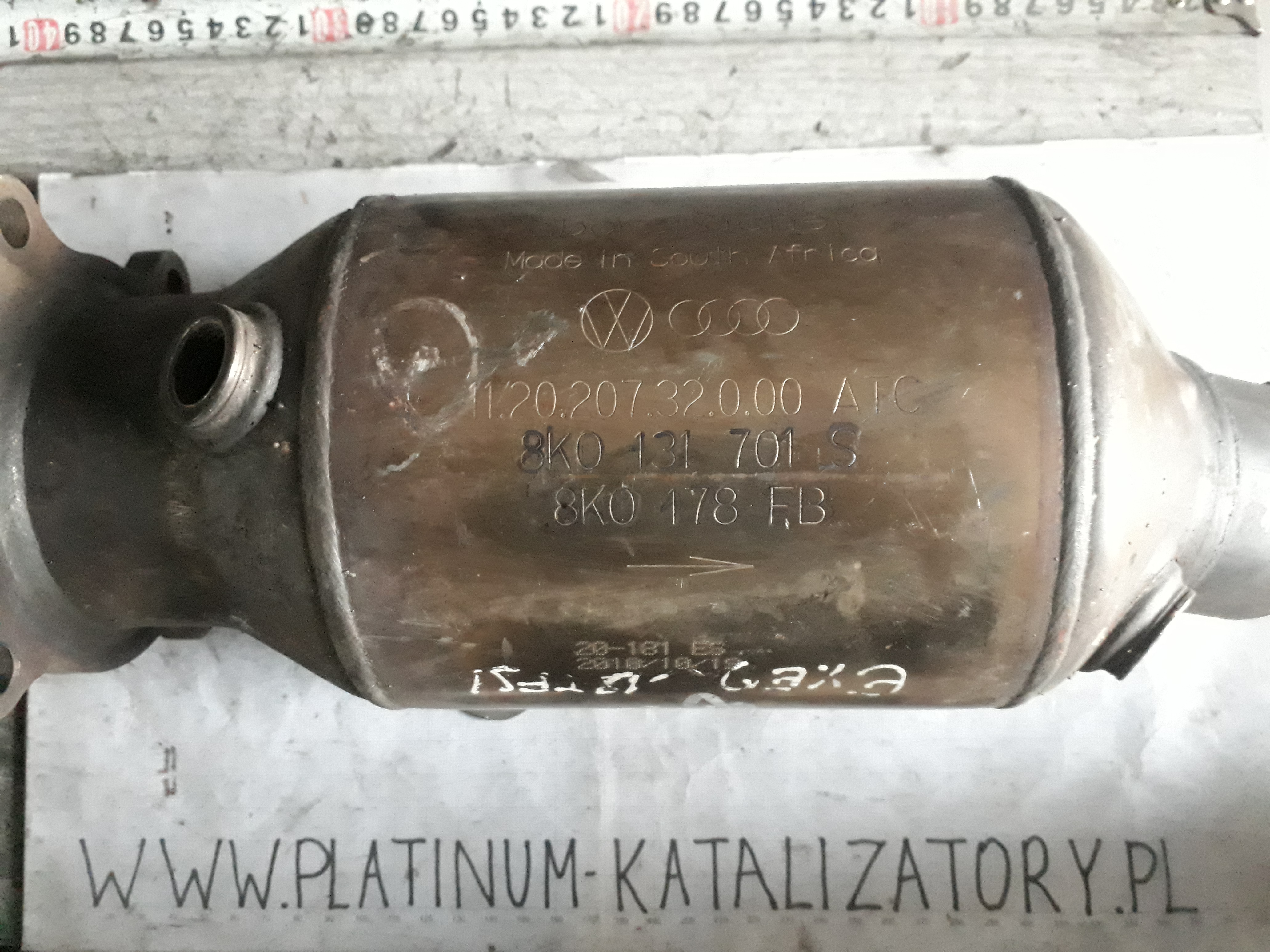 Katalizator 8K0131701S 8K0178FB 8K0254250R