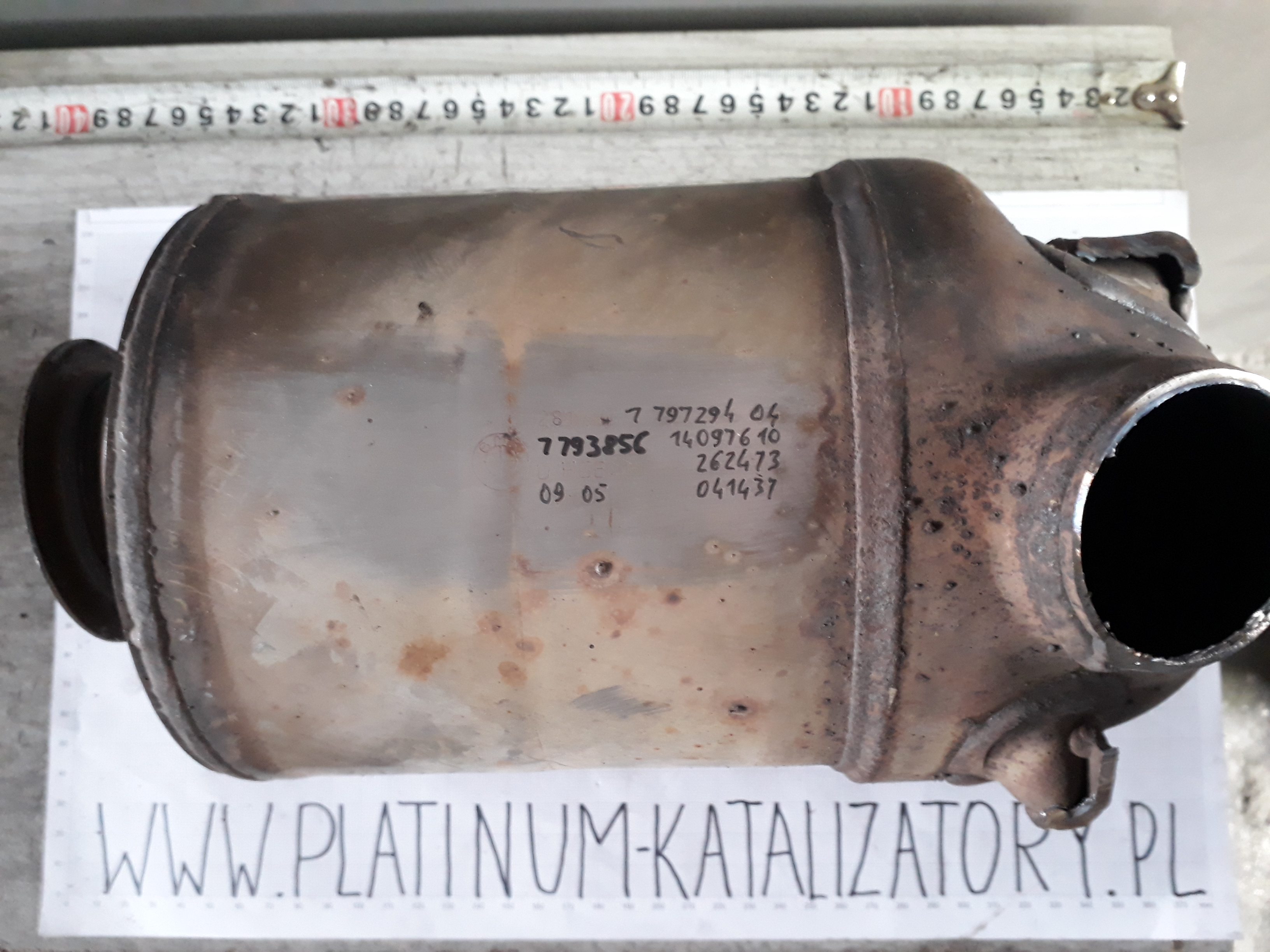 Katalizator 7797294 7793856
