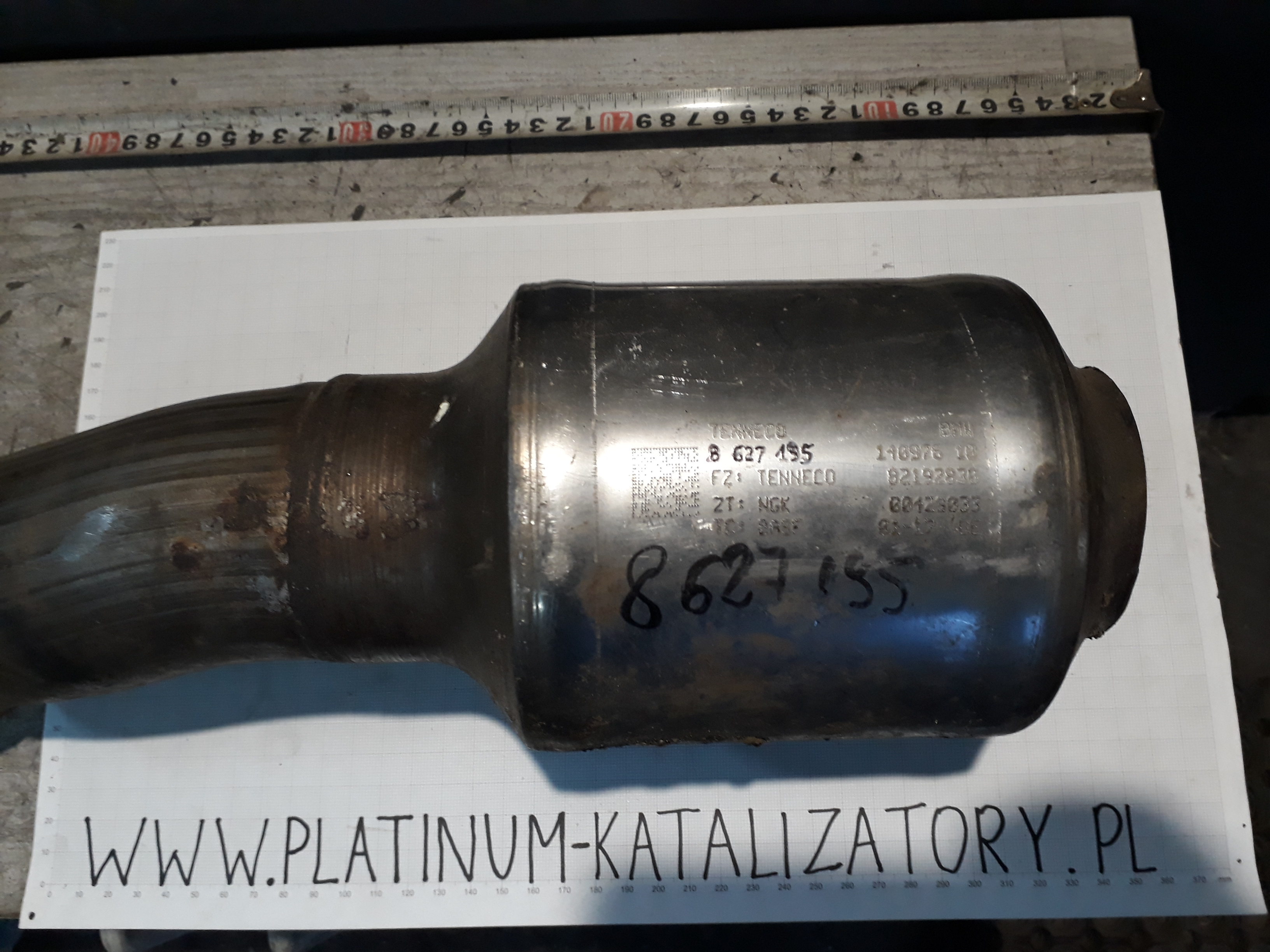 Katalizator 8627195 tenneco