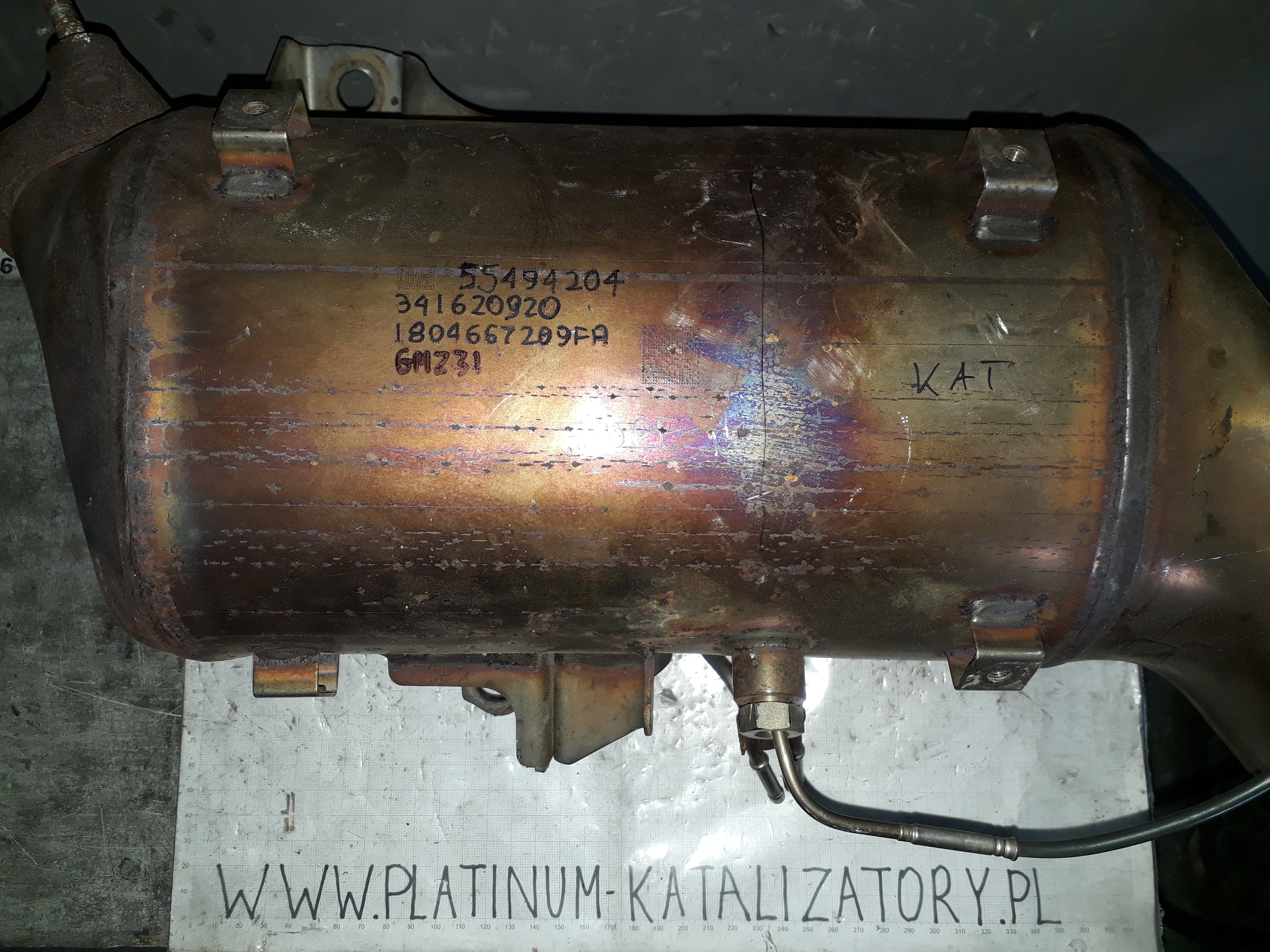 Katalizator GM231 55494204 kat.