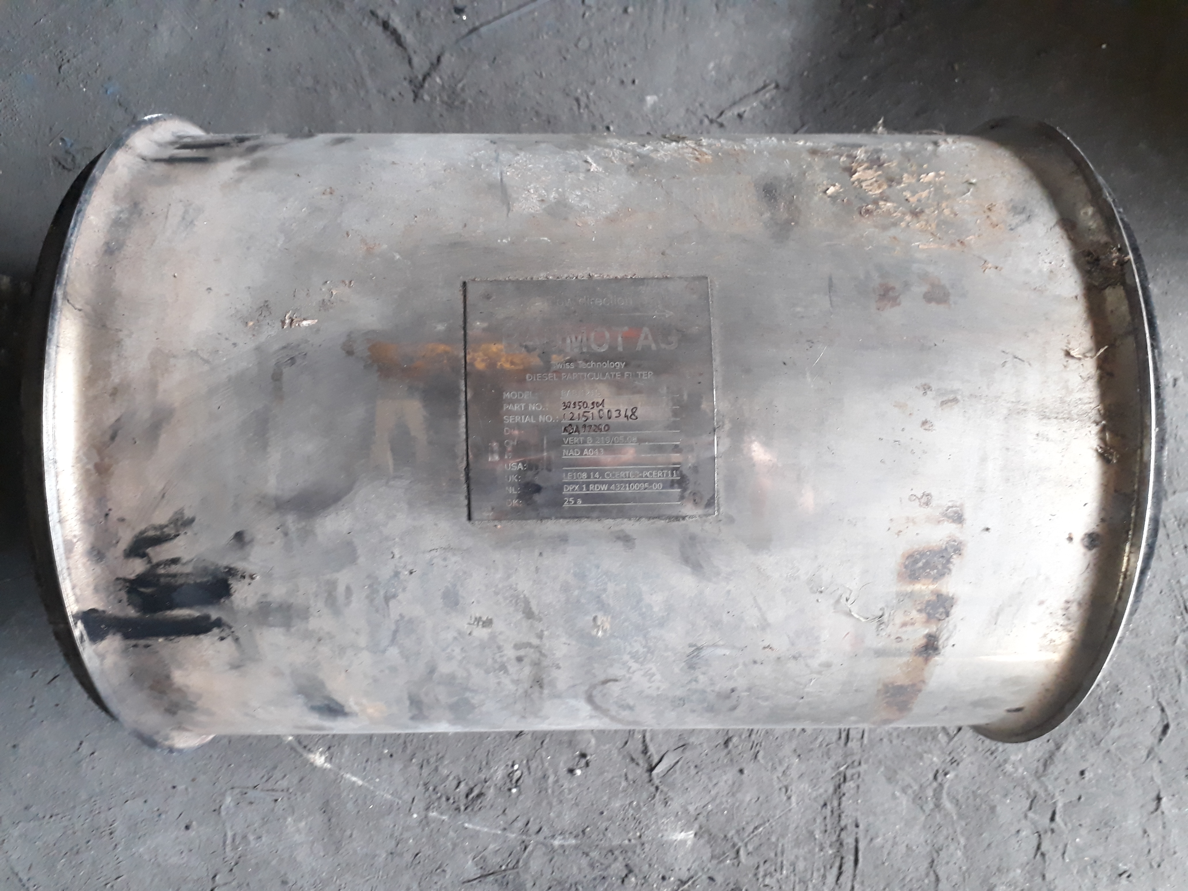 Katalizator KBA17240 3095100348 BADMOT AG DPF