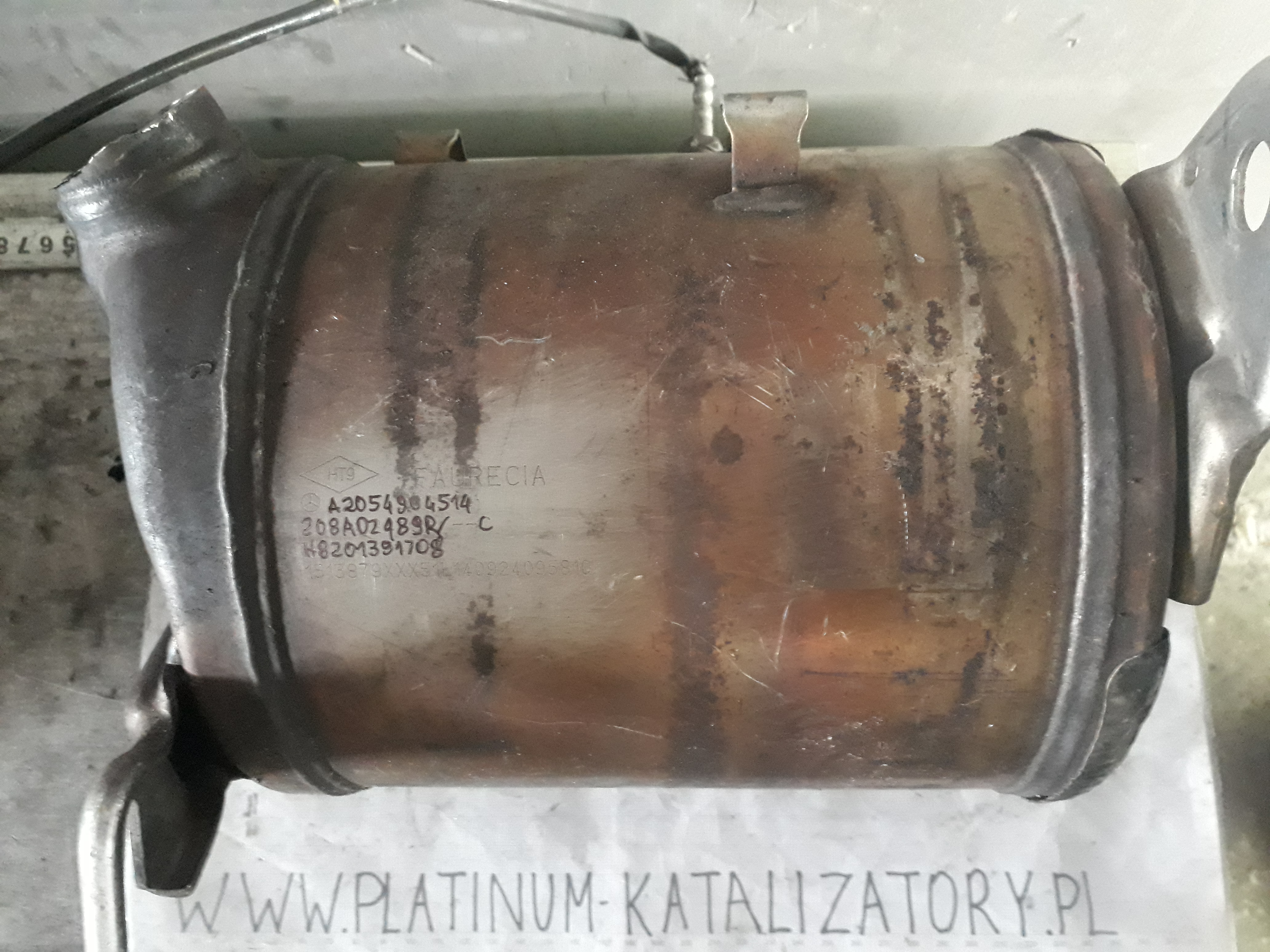 Katalizator A2054904514 208A02489R -C H8201391708 Kat